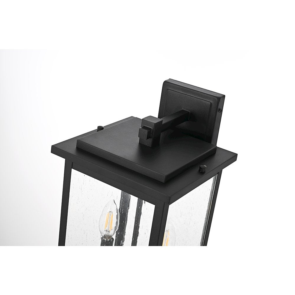 Ringgold 8.5 Inch Outdoor Wall Sconce In Black