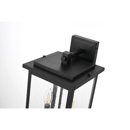 Ringgold 8.5 Inch Outdoor Wall Sconce In Black