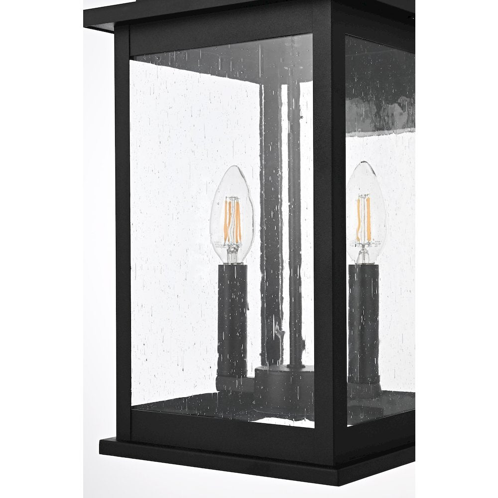 Ringgold 8.5 Inch Outdoor Wall Sconce In Black