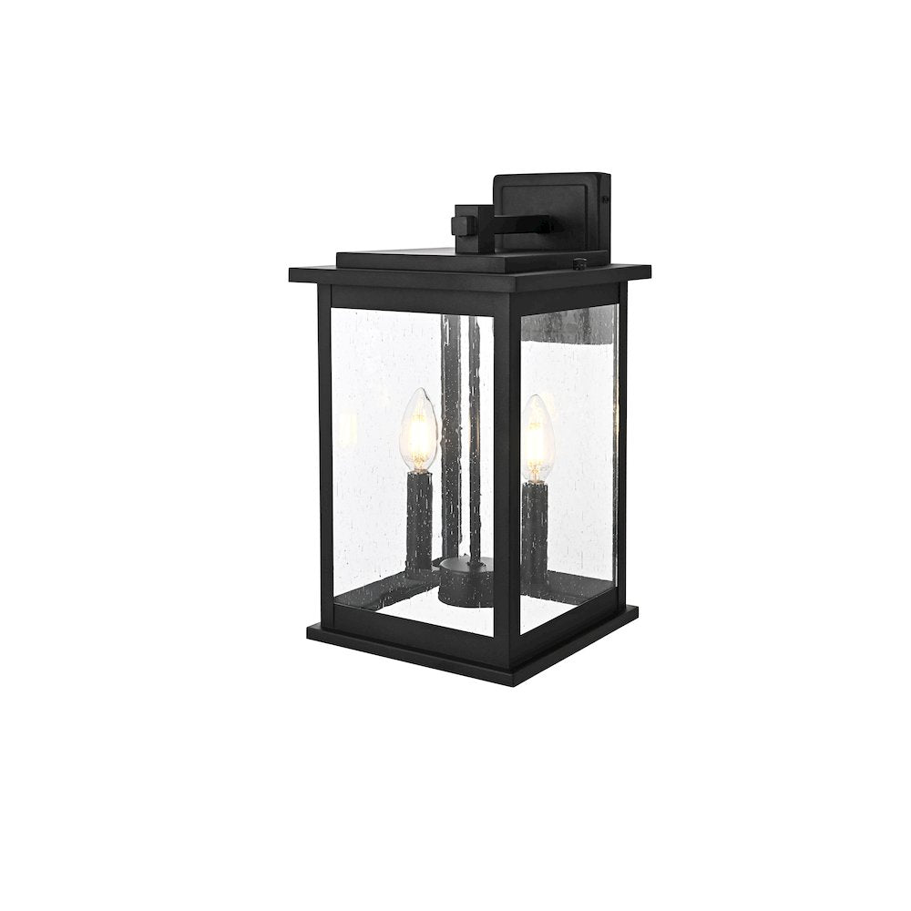Ringgold 8.5 Inch Outdoor Wall Sconce In Black