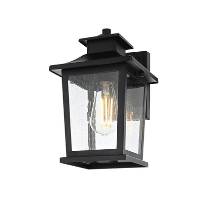 Redner 7 inch Outdoor Pendant in Black