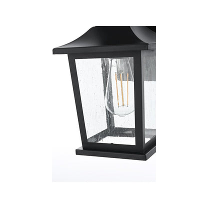 Redner 7 inch Outdoor Pendant in Black
