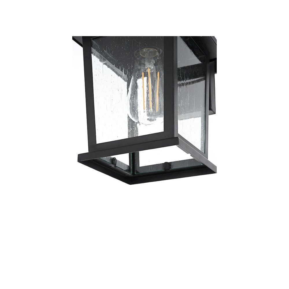 Redner 7 inch Outdoor Pendant in Black
