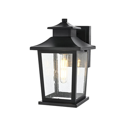 Redner 7 inch Outdoor Pendant in Black