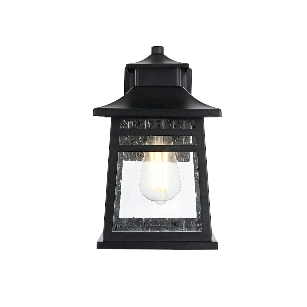 Bambrey 7 inch Outdoor Pendant in Black