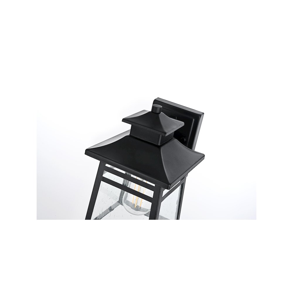 Bambrey 7 inch Outdoor Pendant in Black