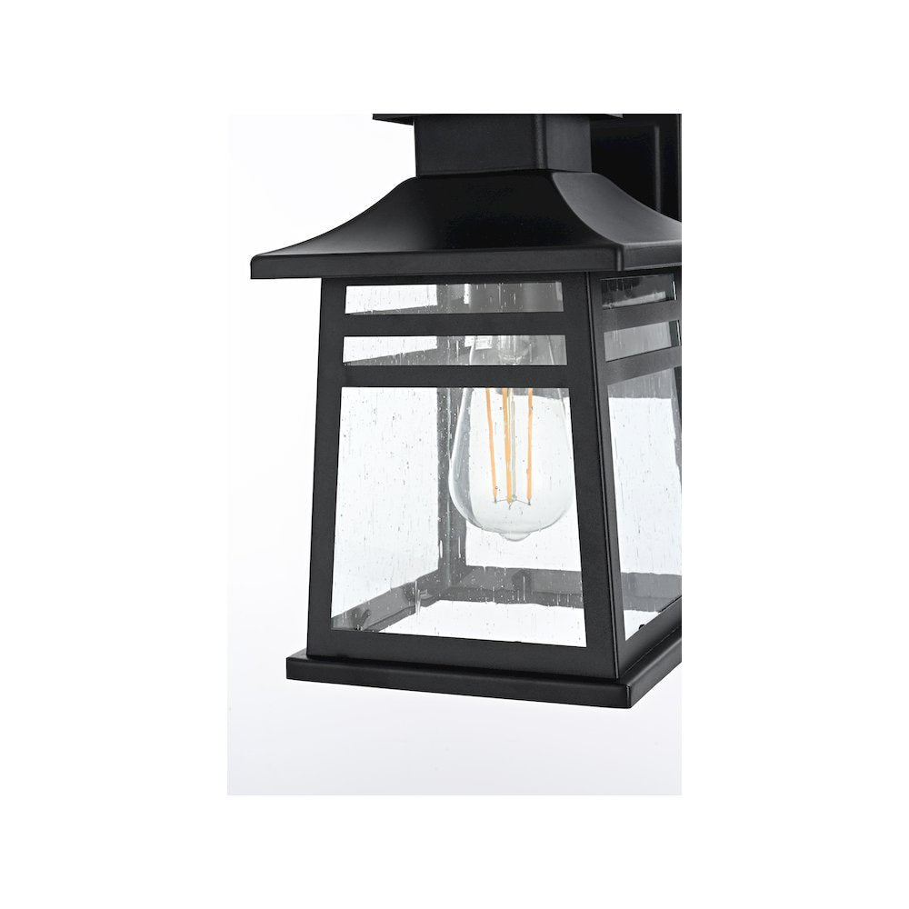 Bambrey 7 inch Outdoor Pendant in Black