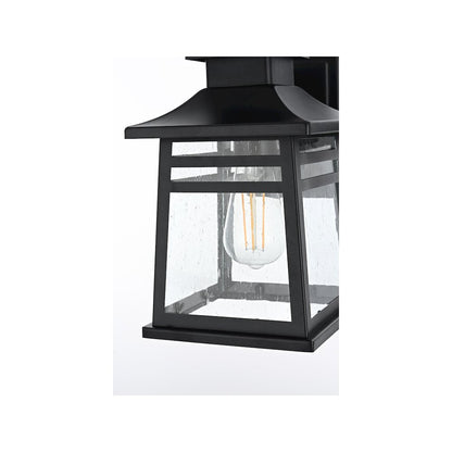 Bambrey 7 inch Outdoor Pendant in Black
