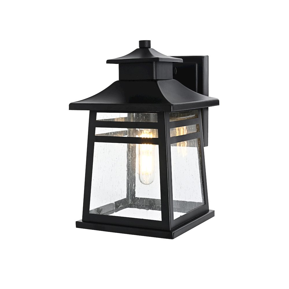 Bambrey 7 inch Outdoor Pendant in Black