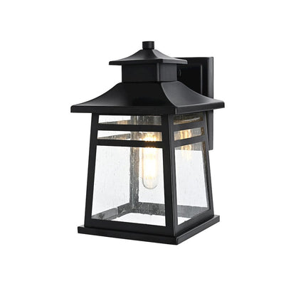 Bambrey 7 inch Outdoor Pendant in Black