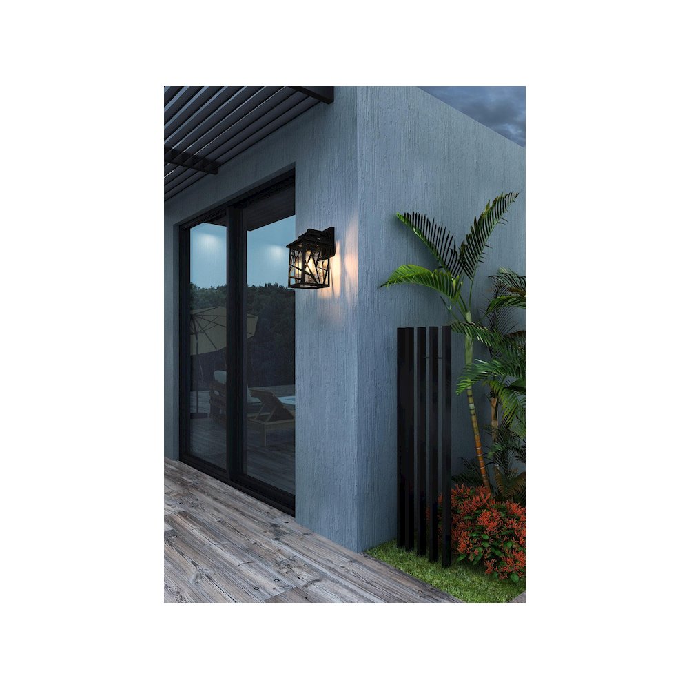 Clifford 7 inch Outdoor Pendant in Black