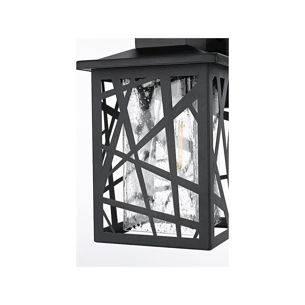 Clifford 7 inch Outdoor Pendant in Black