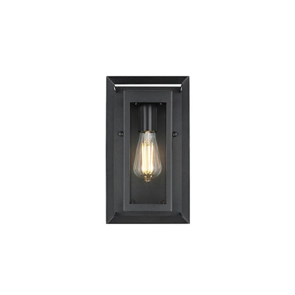 Etting 7 inch Outdoor Pendant in Black