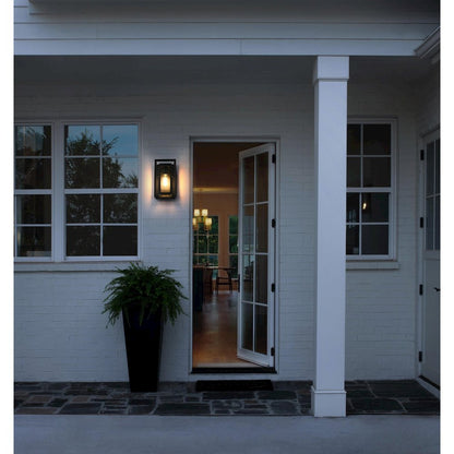 Etting 7 inch Outdoor Pendant in Black