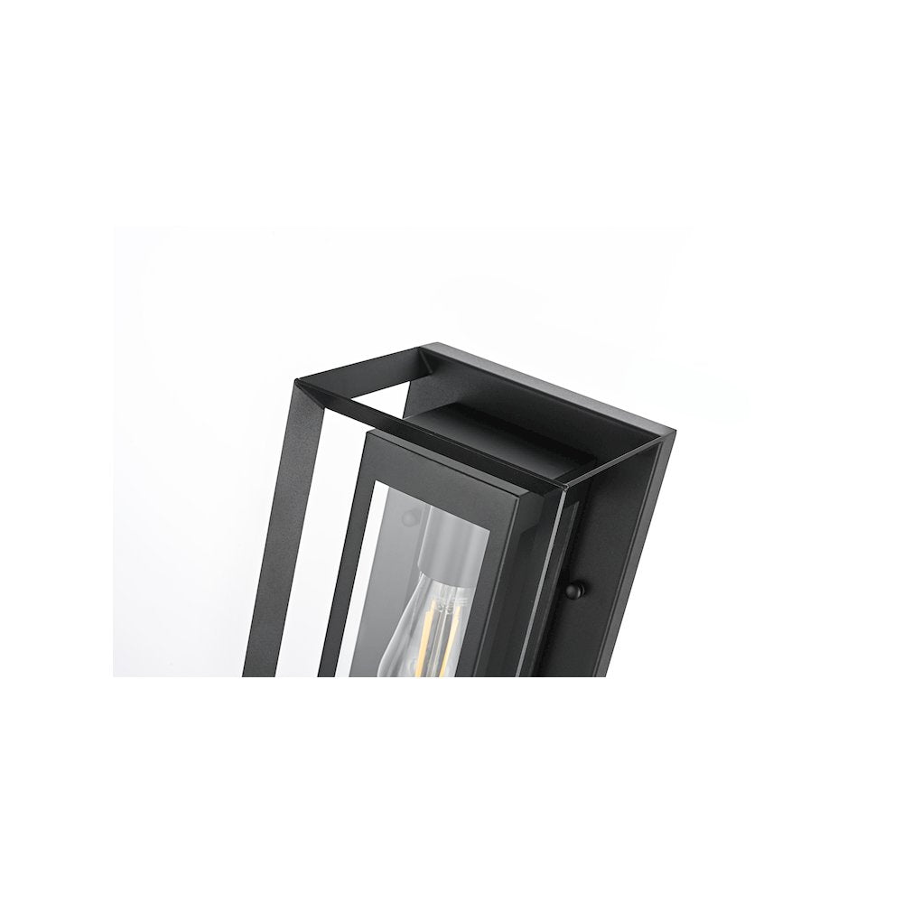 Etting 7 inch Outdoor Pendant in Black