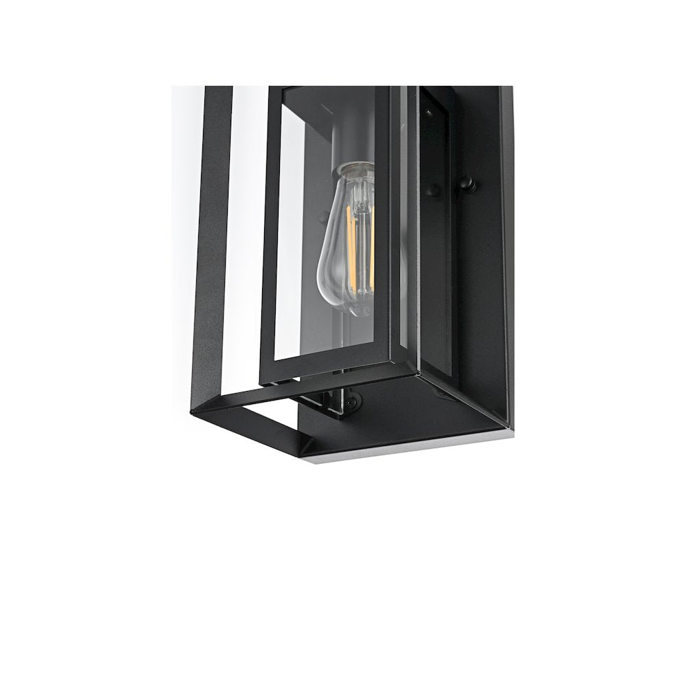 Etting 7 inch Outdoor Pendant in Black