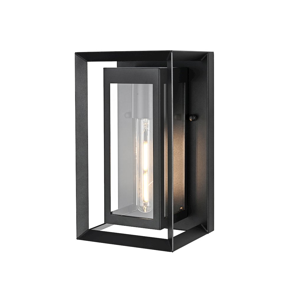 Etting 7 inch Outdoor Pendant in Black