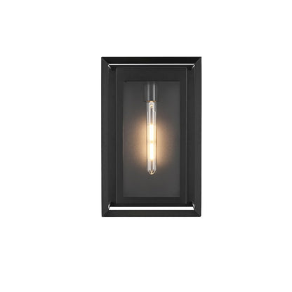 Etting 10 Inch Outdoor Wall Sconce In Black
