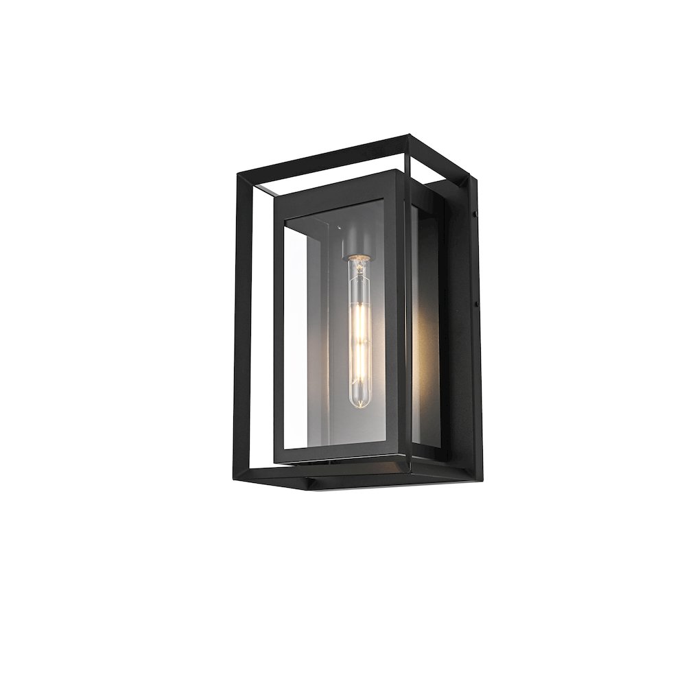 Etting 10 Inch Outdoor Wall Sconce In Black