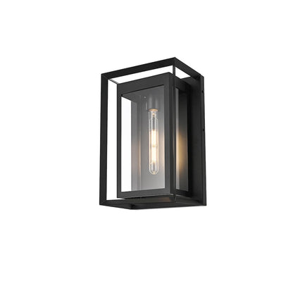 Etting 10 Inch Outdoor Wall Sconce In Black
