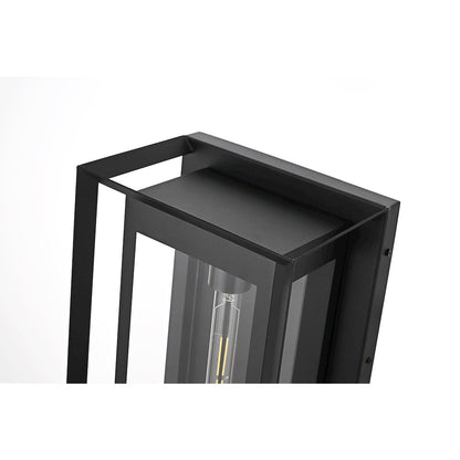 Etting 10 Inch Outdoor Wall Sconce In Black