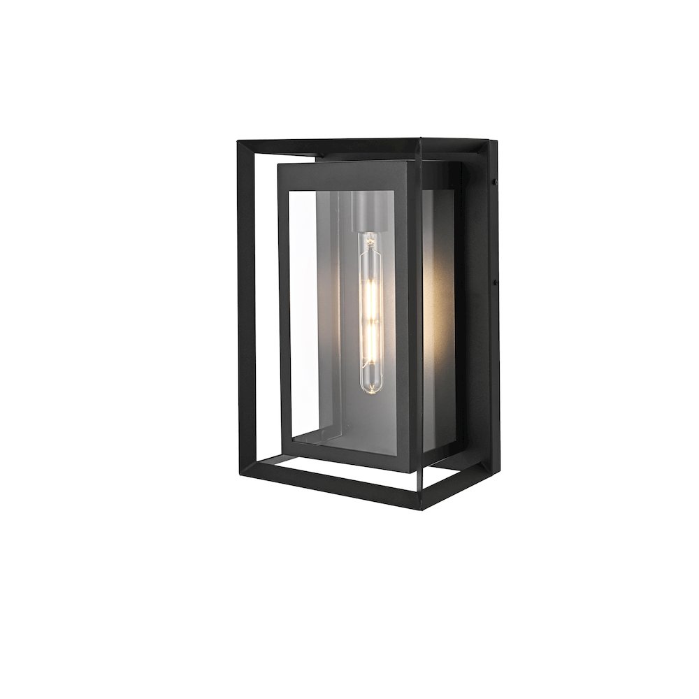 Etting 10 Inch Outdoor Wall Sconce In Black