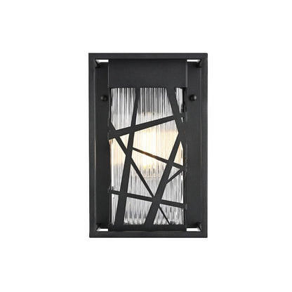 Eyre 7 inch Outdoor Pendant in Black