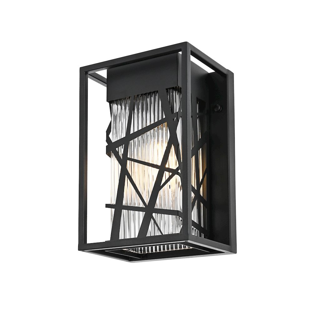 Eyre 7 inch Outdoor Pendant in Black