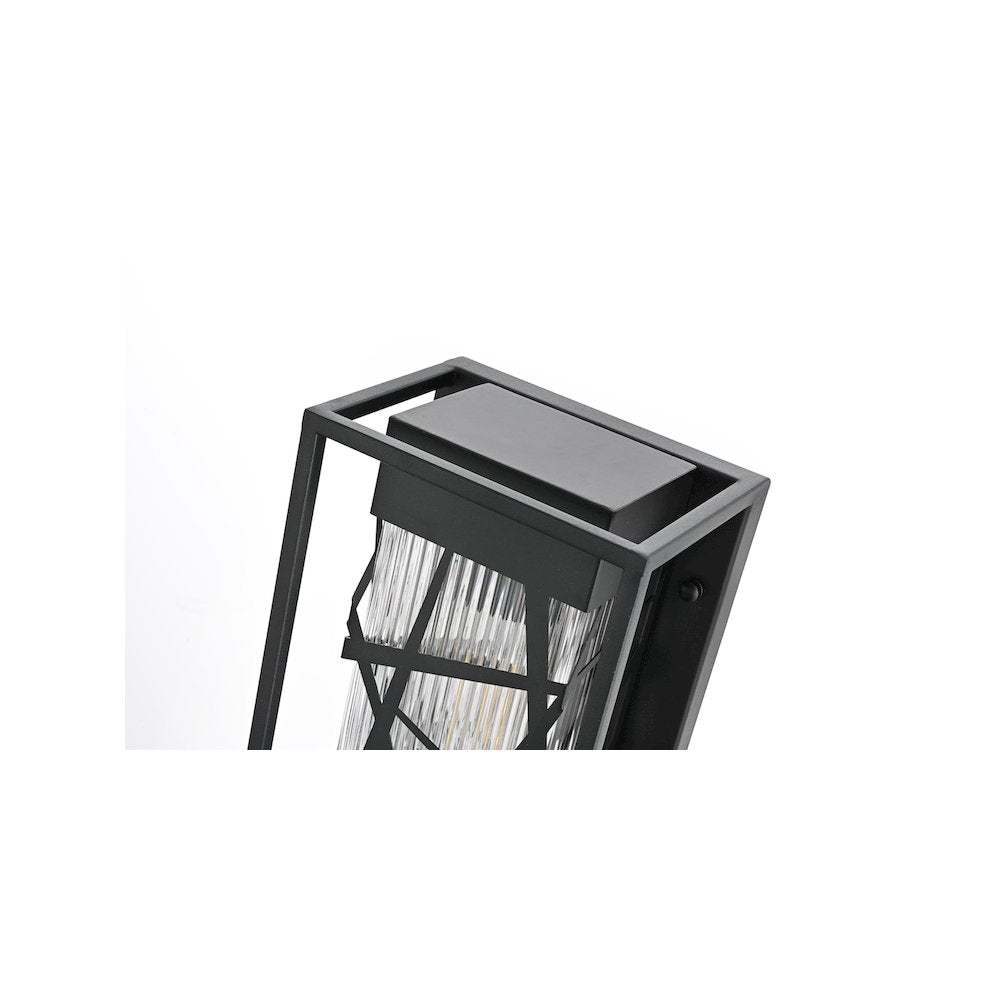 Eyre 7 inch Outdoor Pendant in Black