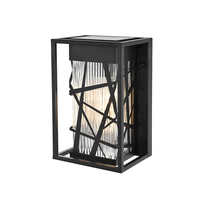 Eyre 7 inch Outdoor Pendant in Black