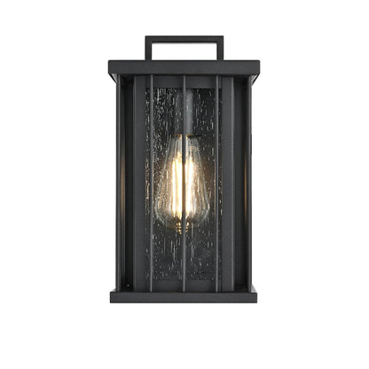 Sedgley 7 inch Outdoor Pendant in Black