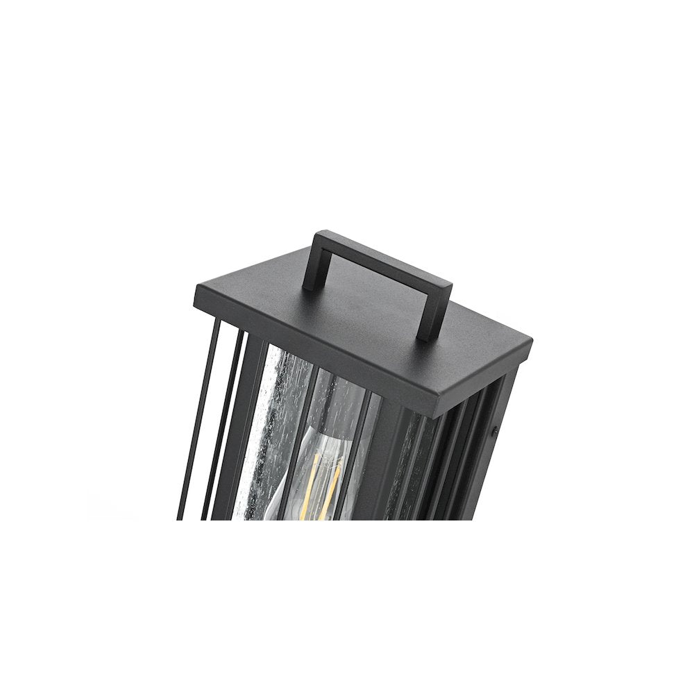 Sedgley 7 inch Outdoor Pendant in Black