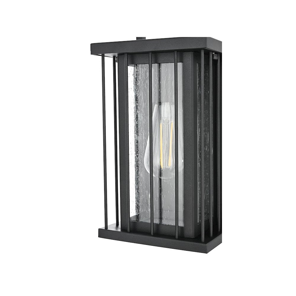 Sedgley 7 inch Outdoor Pendant in Black