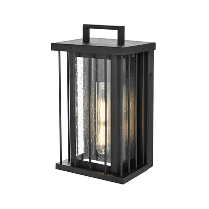 Sedgley 7 inch Outdoor Pendant in Black