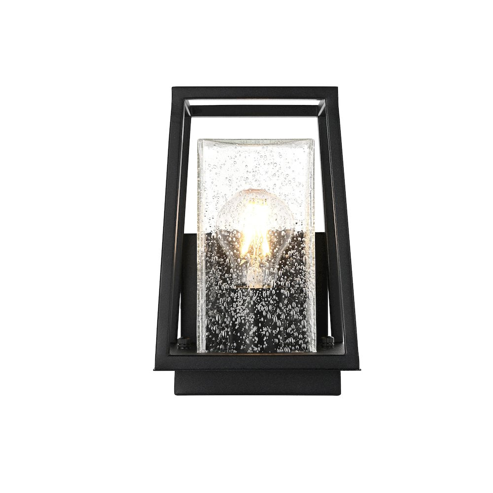 Lehigh 7 inch Outdoor Pendant in Black