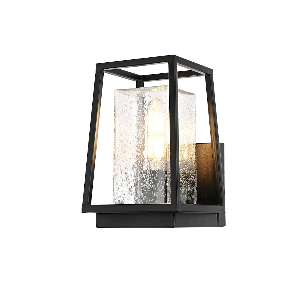 Lehigh 7 inch Outdoor Pendant in Black