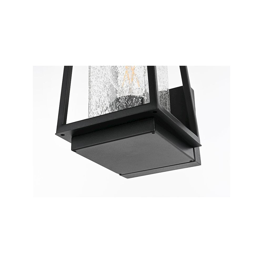 Lehigh 7 inch Outdoor Pendant in Black