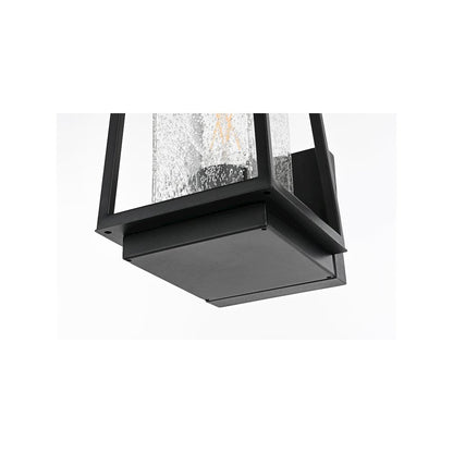 Lehigh 7 inch Outdoor Pendant in Black