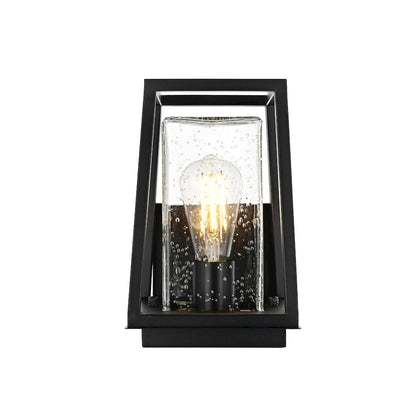 Lehigh 7 inch Outdoor Pendant in Black