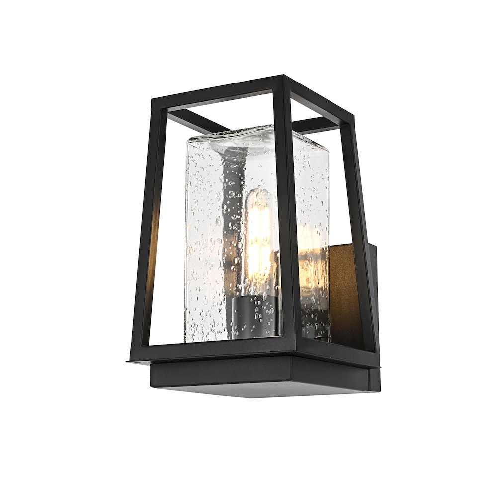 Lehigh 7 inch Outdoor Pendant in Black