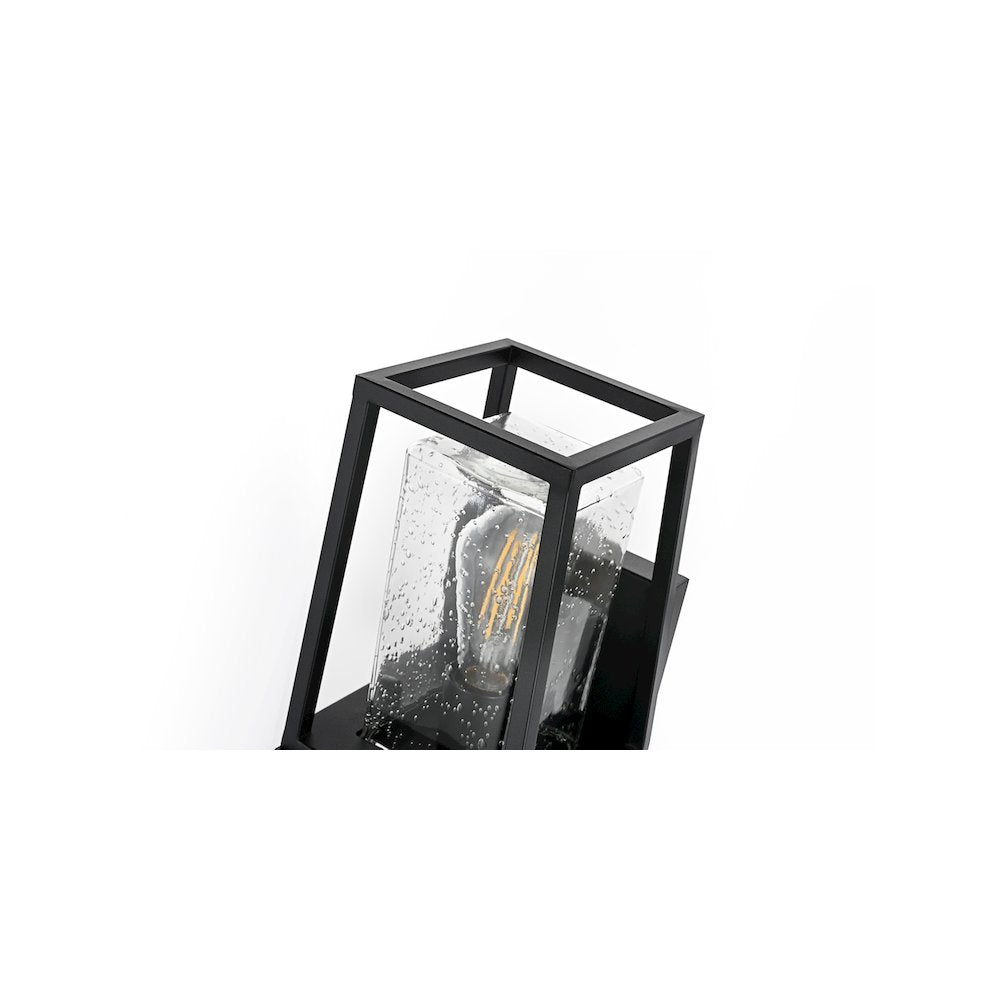 Lehigh 7 inch Outdoor Pendant in Black