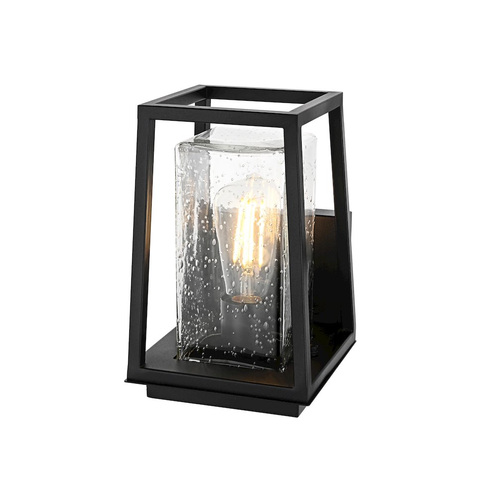 Lehigh 7 inch Outdoor Pendant in Black