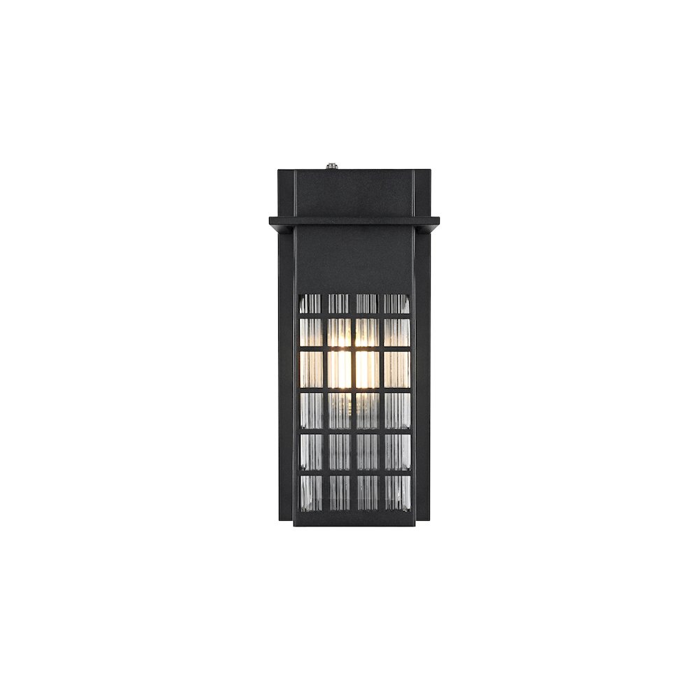 Palmer 7 inch Outdoor Pendant in Black