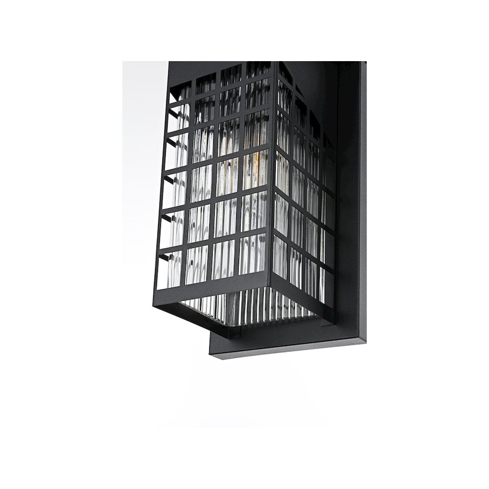 Palmer 7 inch Outdoor Pendant in Black