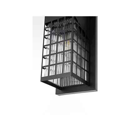 Palmer 7 inch Outdoor Pendant in Black