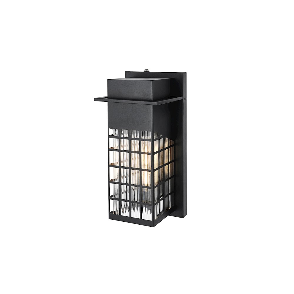Palmer 7 inch Outdoor Pendant in Black