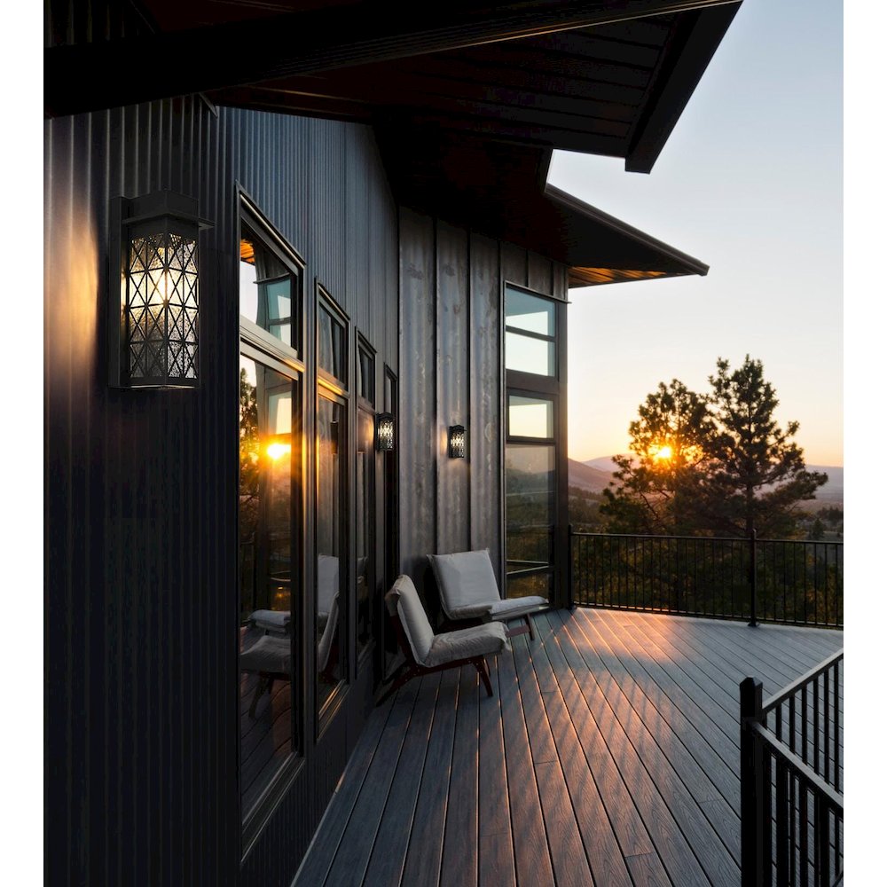 Wildey 7 inch Outdoor Pendant in Black