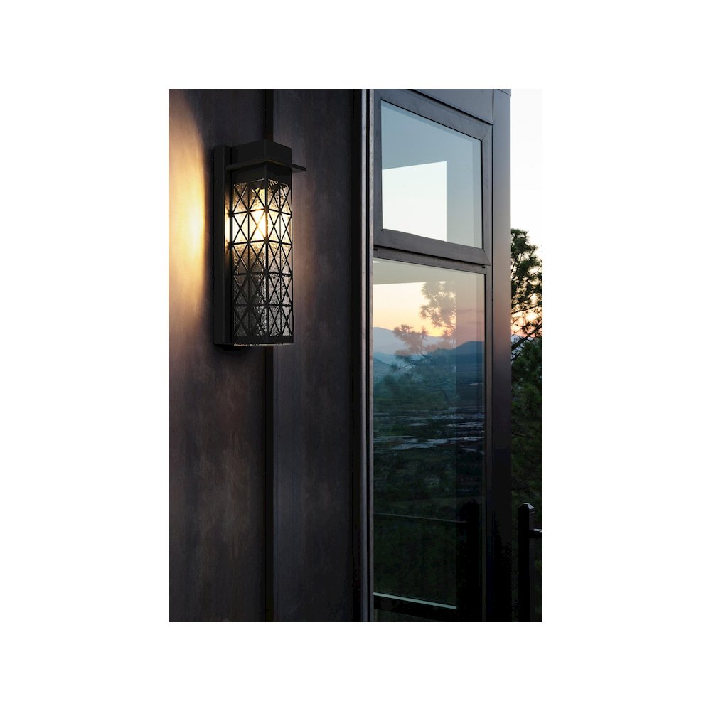 Wildey 7 inch Outdoor Pendant in Black
