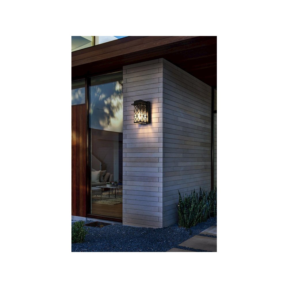 Wildey 7 inch Outdoor Pendant in Black