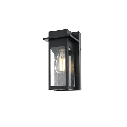 Dunton 7 inch Outdoor Pendant in Black